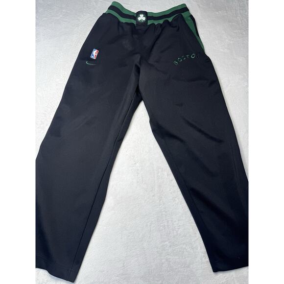 Nike Team Sports Boston Celtics Tearaway Warm Up Pants Black Green VTG SZ M - Picture 2 of 12